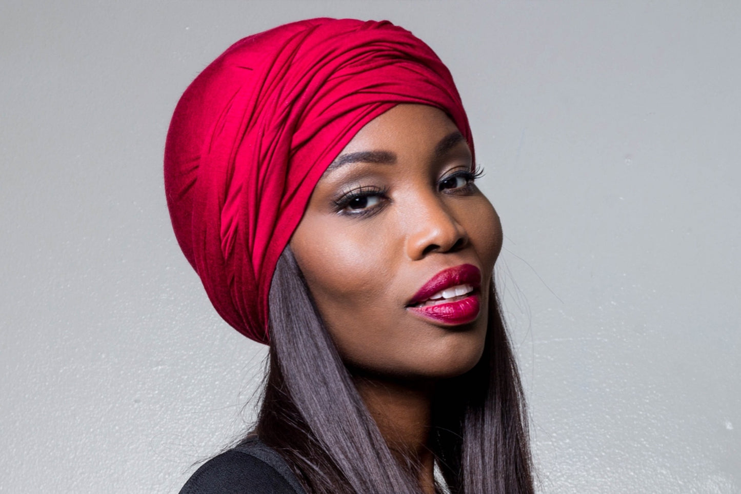 The Red Unisex Turban -Nick Cannon Favorite.