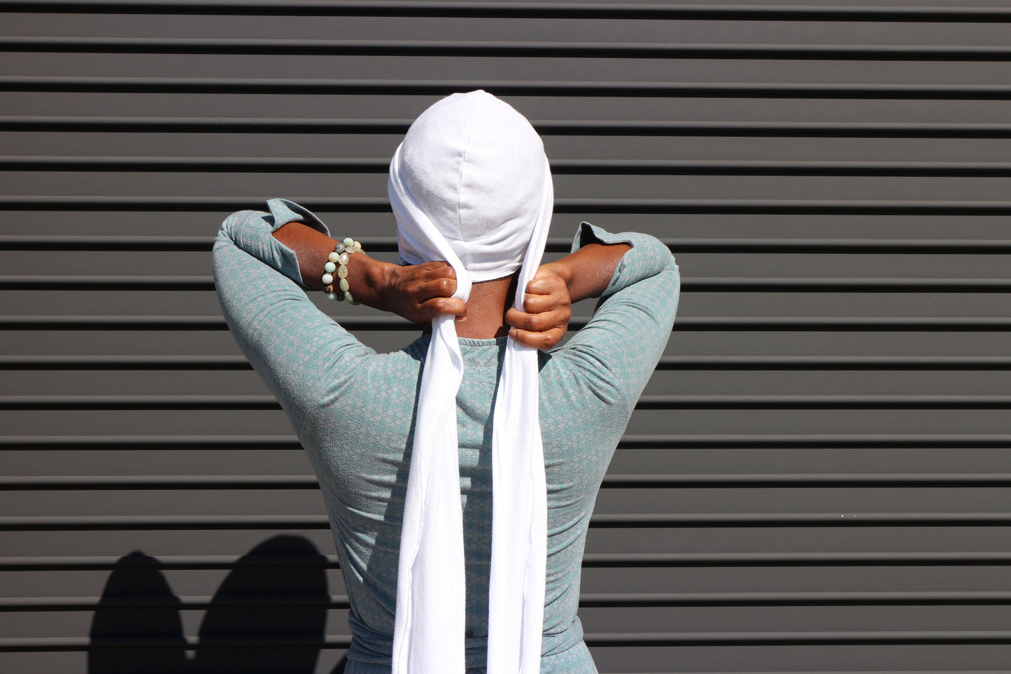 All cotton Unisex Turban - White