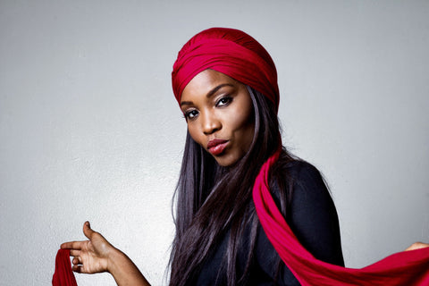 Unisex Turban - Red (Nick Cannon Favorite )