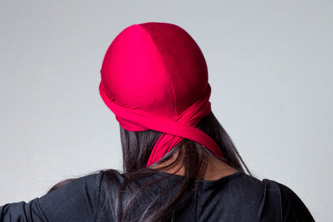 Unisex Turban - Red (Nick Cannon Favorite )